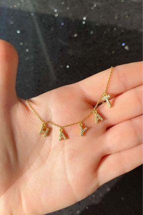 گردنبند نقره طلائی زنانه 925 عیار Spossy Silver Jewelry - کد 897244699