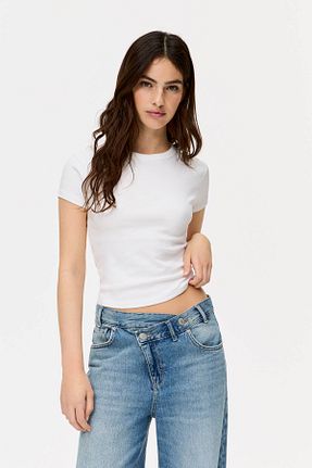 تیشرت رنگی زنانه رگولار Pull & Bear - کد 897241034
