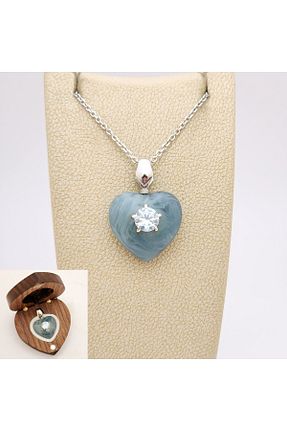 گردنبند نقره فیروزه ای زنانه 925 عیار RETERNITY - کد 897262607