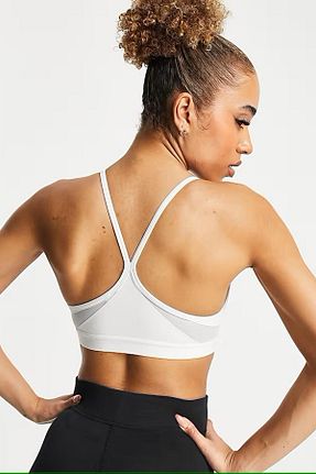سوتین ورزشی سفید زنانه پلی استر Nike - کد 897236906