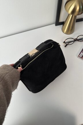 کیف دوشی مشکی زنانه جیر leonas - کد 897243474
