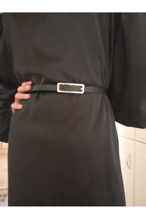 کمربند مشکی زنانه چرم مصنوعی BellaVino - کد 897254122