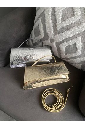 کیف دوشی زرد زنانه چرم مصنوعی larosee - کد 897248440
