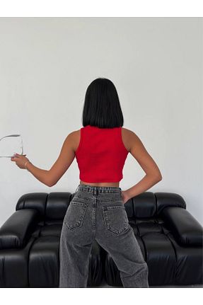 بادی زرشکی زنانه یقه مربعی Athleon - کد 897261372