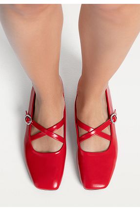 کفش کژوال قرمز زنانه پلی اورتان Stradivarius - کد 894200273