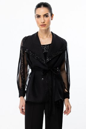کت مشکی زنانه Straight Mi Pret a Porter - کد 897251703