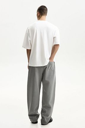 تیشرت سفید مردانه Relaxed Bershka - کد 885093006