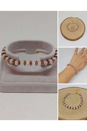 دستبند جواهر رنگی زنانه سنگ طبیعی Yasamtohumu - کد 898052279