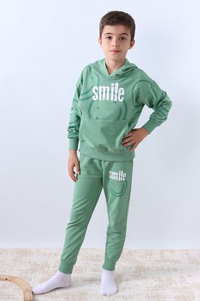 ست گرمکن سبز بچه گانه پنبه ای HÇM - کد 898053609