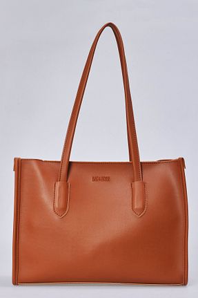 کیف دوشی قهوه ای زنانه چرم مصنوعی bag&more - کد 878549508