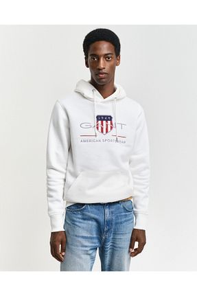 سوئیشرت بژ مردانه ساده Gant - کد 773978470