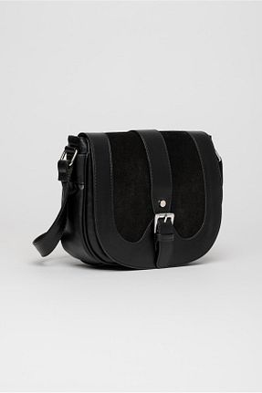 کیف پستچی مشکی زنانه جیر Jacquline - کد 795783903