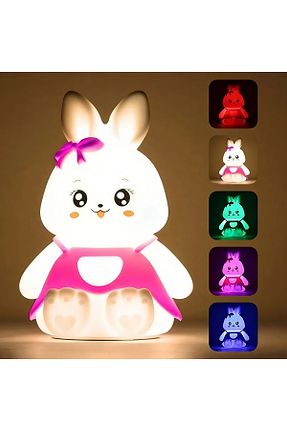 چراغ مطالعه / رومیزی صورتی پلاستیک CUTTY LAMP - کد 897363775