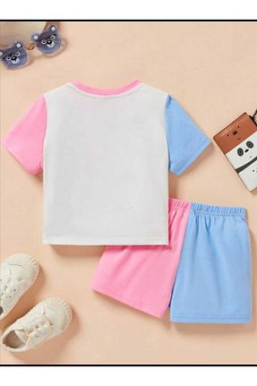 ست بالاتنه و پائین تنه رنگی بچه گانه بافت VESTIR BIEN - کد 897347210
