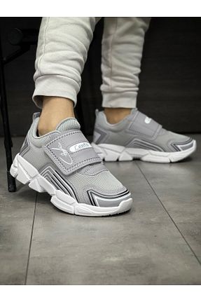 کفش اسنیکر طوسی بچه گانه بند دار onexsports - کد 897983721