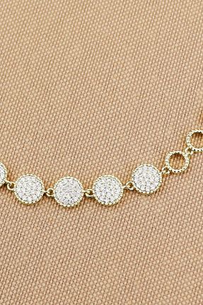 دستبند استیل (فولاد) طلائی زنانه استیل ضد زنگ Keyifli Hayaller - کد 897350717