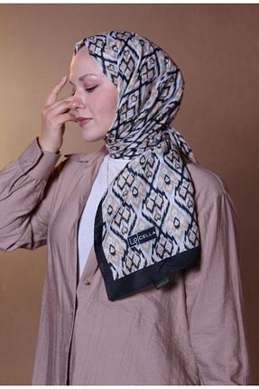 شال مشکی زنانه پنبه ای locella - کد 897343759