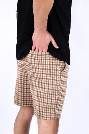 شلوارک و برمودا قهوه ای مردانه پنبه ای Karan Wear - کد 897236001
