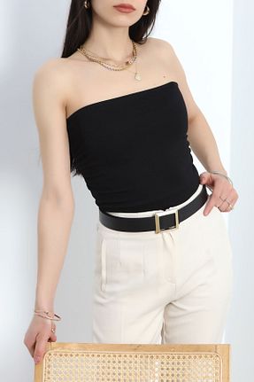 بلوز مشکی زنانه Straplez GIRONDA - کد 897389680