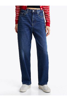 شلوار جین سرمه ای زنانه پاچه ساده Tommy Hilfiger - کد 897391012