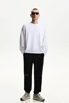 شلوار جین مشکی مردانه رگولار Bershka - کد 897411686