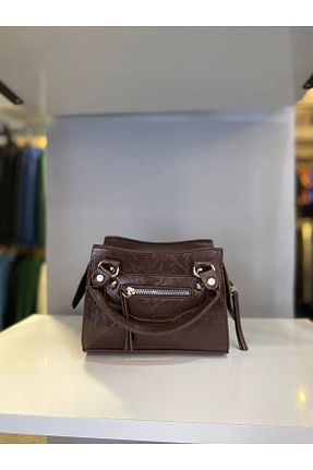 کیف دوشی قهوه ای زنانه چرم مصنوعی HT BAGS - کد 897426615