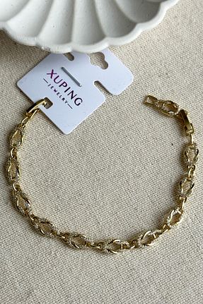 دستبند استیل (فولاد) طلائی زنانه استیل (فولاد) MODA - کد 897427207