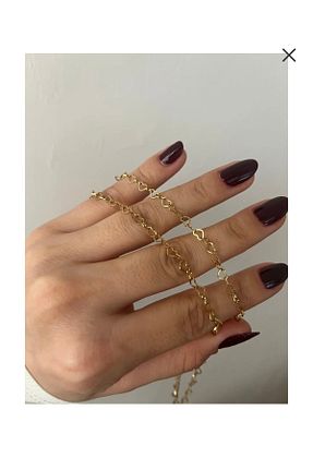 گردنبند استیل ( فولاد ) زرد استیل (فولاد) Hoop jewelery - کد 897441274