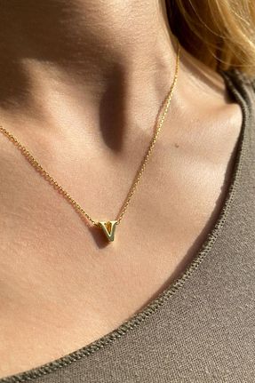 گردنبند نقره طلائی زنانه 925 عیار Spossy Silver Jewelry - کد 897433963
