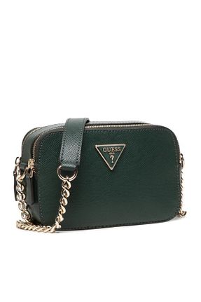 کیف دوشی مشکی زنانه پلی اورتان Guess - کد 228103041