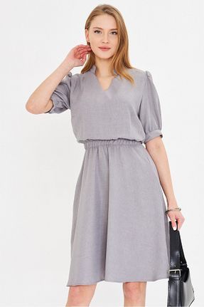 لباس طوسی زنانه بافتنی armonika - کد 897435145