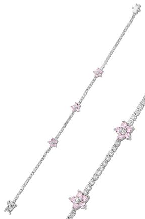 دستبند نقره صورتی زنانه 925 عیار Söğütlü Silver - کد 897451637