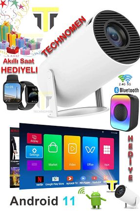 پروژکتور سفید FULلیترHD TECHNOMEN - کد 755646264