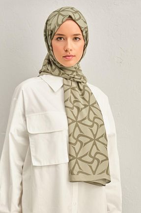 شال سبز زنانه پنبه ای Armine - کد 897450004