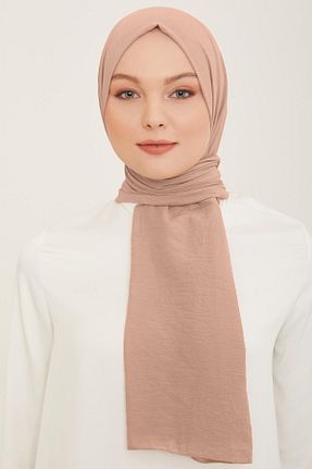 شال قهوه ای زنانه پلی استر Armine - کد 897449379