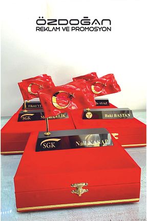 ست رومیزی اداری قرمز ÖZDOĞAN - کد 897459105