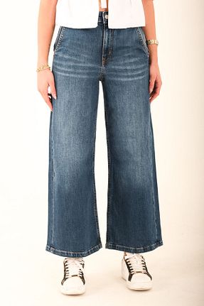 شلوار جین آبی زنانه پاچه پهن Blues Outlet - کد 897467195
