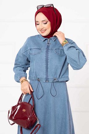ست بالاتنه و پائین تنه متالیک زنانه جین EBRUTESETTÜR - کد 897463960
