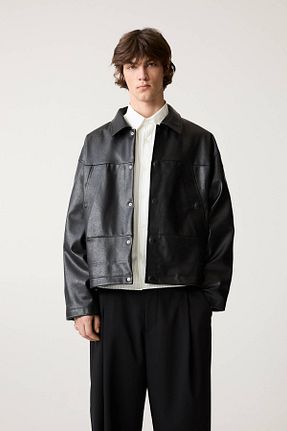 کت مشکی مردانه رگولار Pull & Bear - کد 897481847