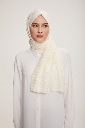 شال بژ زنانه پلی استر Armine - کد 782881845
