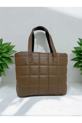 کیف دوشی بژ زنانه چرم مصنوعی MODA - کد 897499127