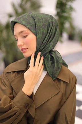 روسری سرمه ای پنبه ای Silk Home - کد 896895538