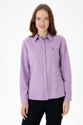 پیراهن بنفش زنانه رگولار U.S. Polo Assn. - کد 838636042