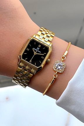 ساعت مچی طلائی زنانه 31-34 میلی متر Daniel Klein - کد 844377235