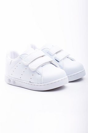 کفش اسنیکر سفید بچه گانه چسبی Süperland - کد 815369216