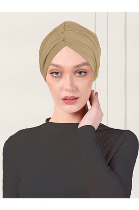 روسری قهوه ای ساده ada sanatsal - کد 762576838