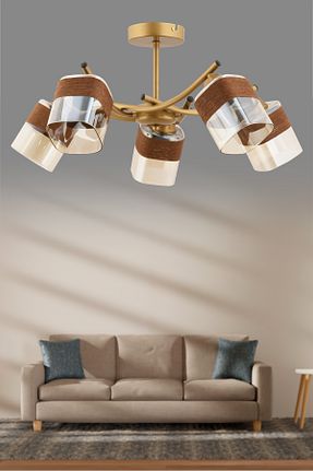 لوستر رنگی فلزی avimonaydınlatma - کد 897542492