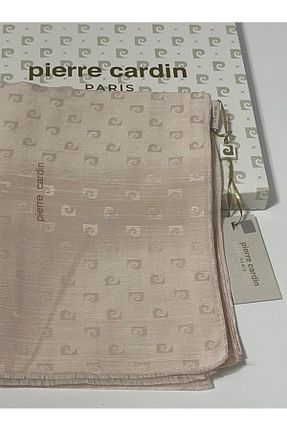 شال صورتی زنانه ابریشم Pierre Cardin - کد 897549826
