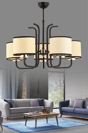لوستر مشکی فلزی avimonaydınlatma - کد 897545350