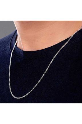 گردنبند نقره طوسی زنانه 925 عیار Münteha silver - کد 897551301